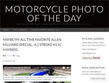 Tablet Screenshot of motorcyclephotooftheday.com